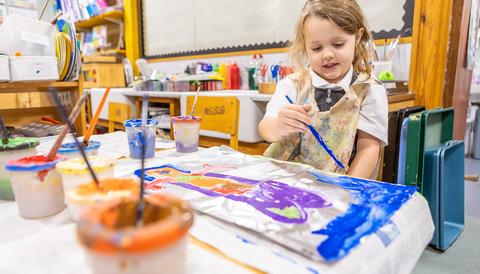 St Anne's primary art painting